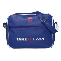 Take It Easy EAZY BAG Umhängetasche Collegetasche Blau